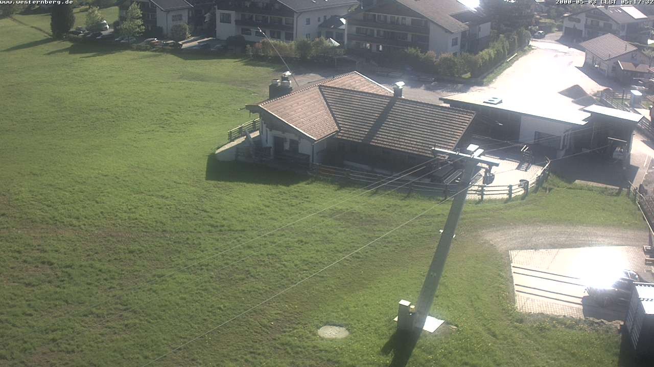 Archiv Foto Webcam Ruhpolding: Wirtshaus und Talstation Lift Westernberg
