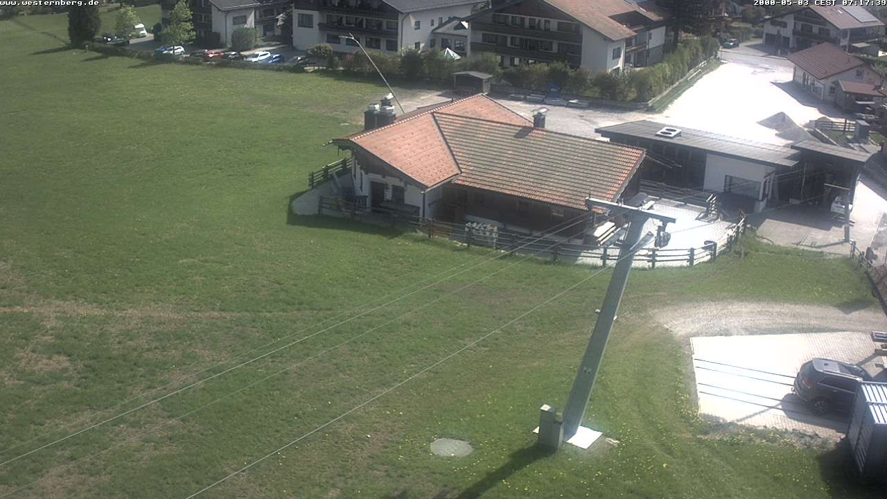 Archiv Foto Webcam Ruhpolding: Wirtshaus und Talstation Lift Westernberg