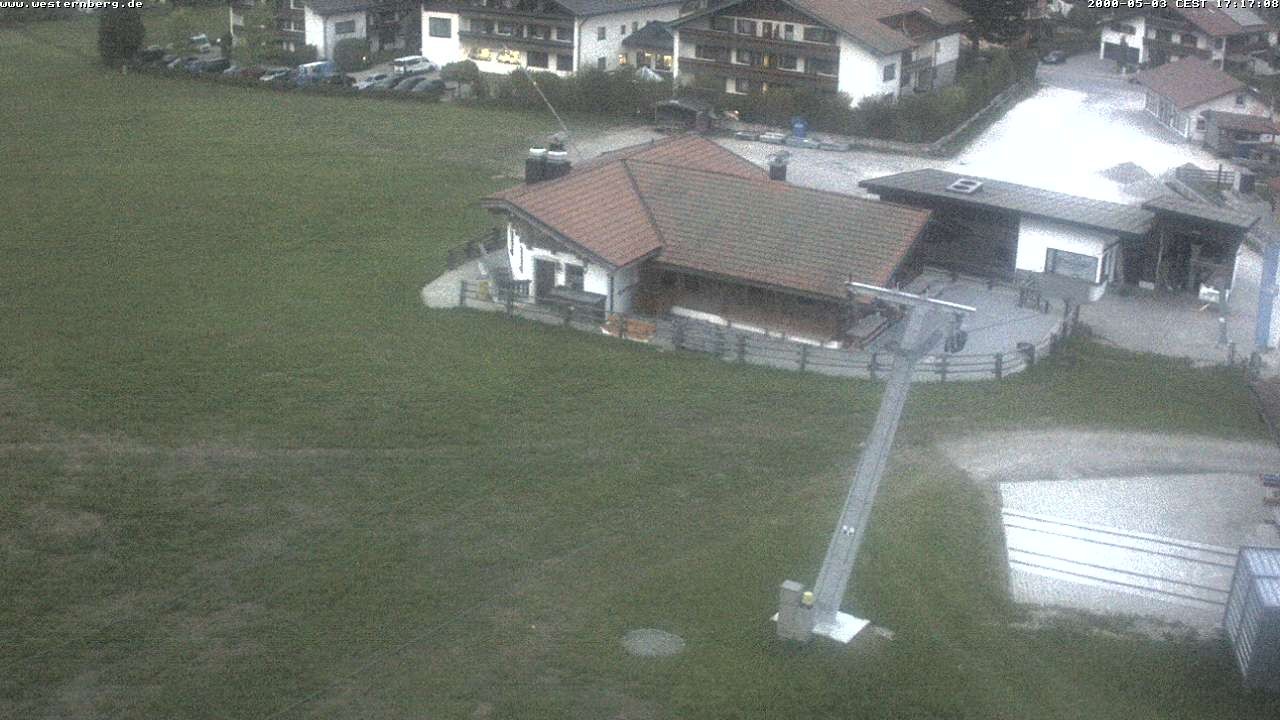 Archiv Foto Webcam Ruhpolding: Wirtshaus und Talstation Lift Westernberg