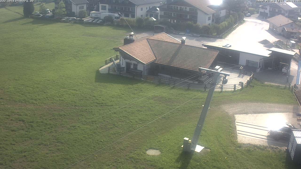 Archiv Foto Webcam Ruhpolding: Wirtshaus und Talstation Lift Westernberg
