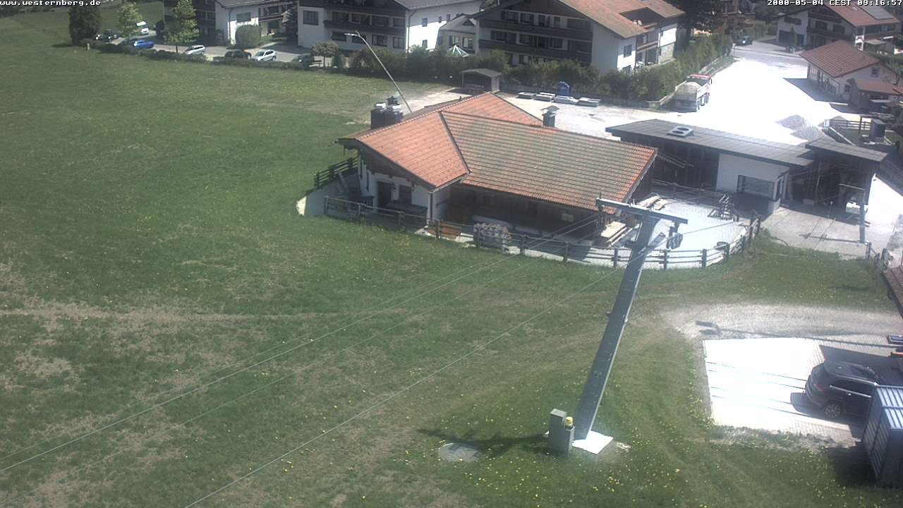Archiv Foto Webcam Ruhpolding: Wirtshaus und Talstation Lift Westernberg