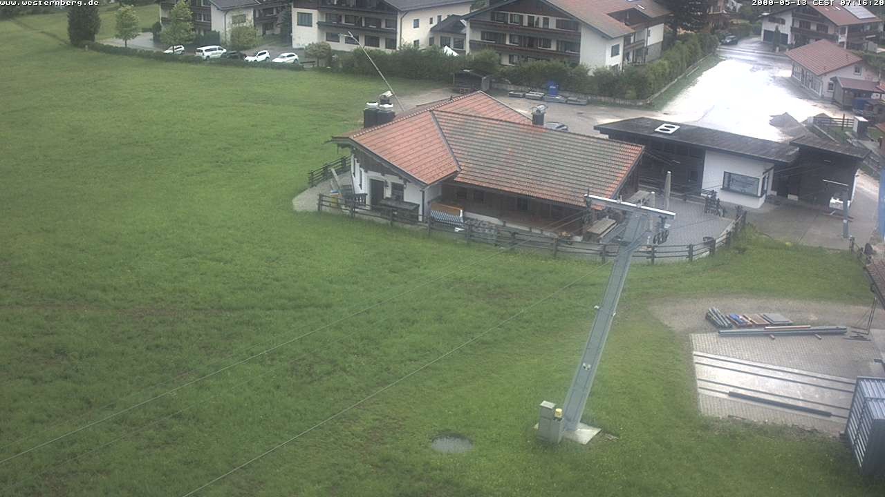 Archiv Foto Webcam Ruhpolding: Wirtshaus und Talstation Lift Westernberg
