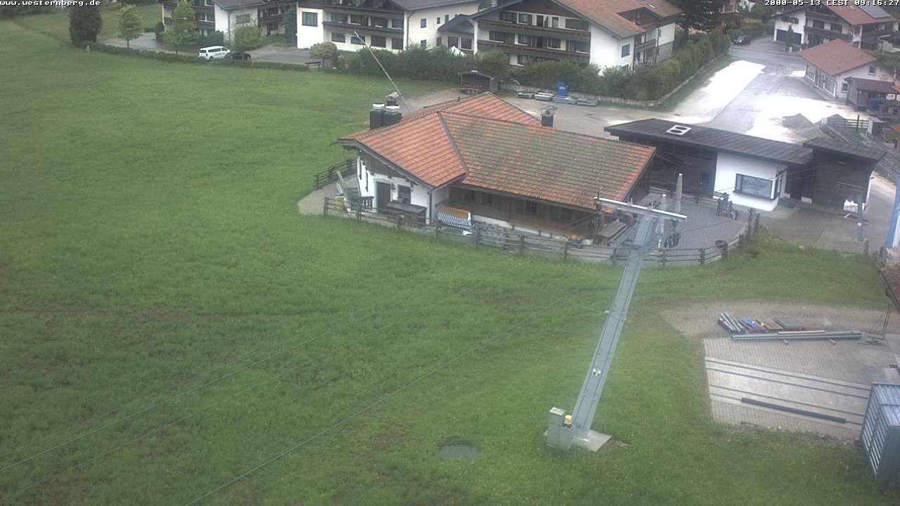 Archiv Foto Webcam Ruhpolding: Wirtshaus und Talstation Lift Westernberg