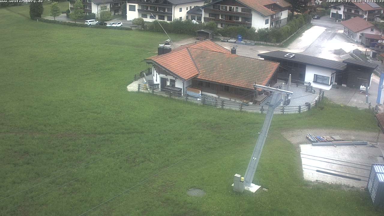 Archiv Foto Webcam Ruhpolding: Wirtshaus und Talstation Lift Westernberg