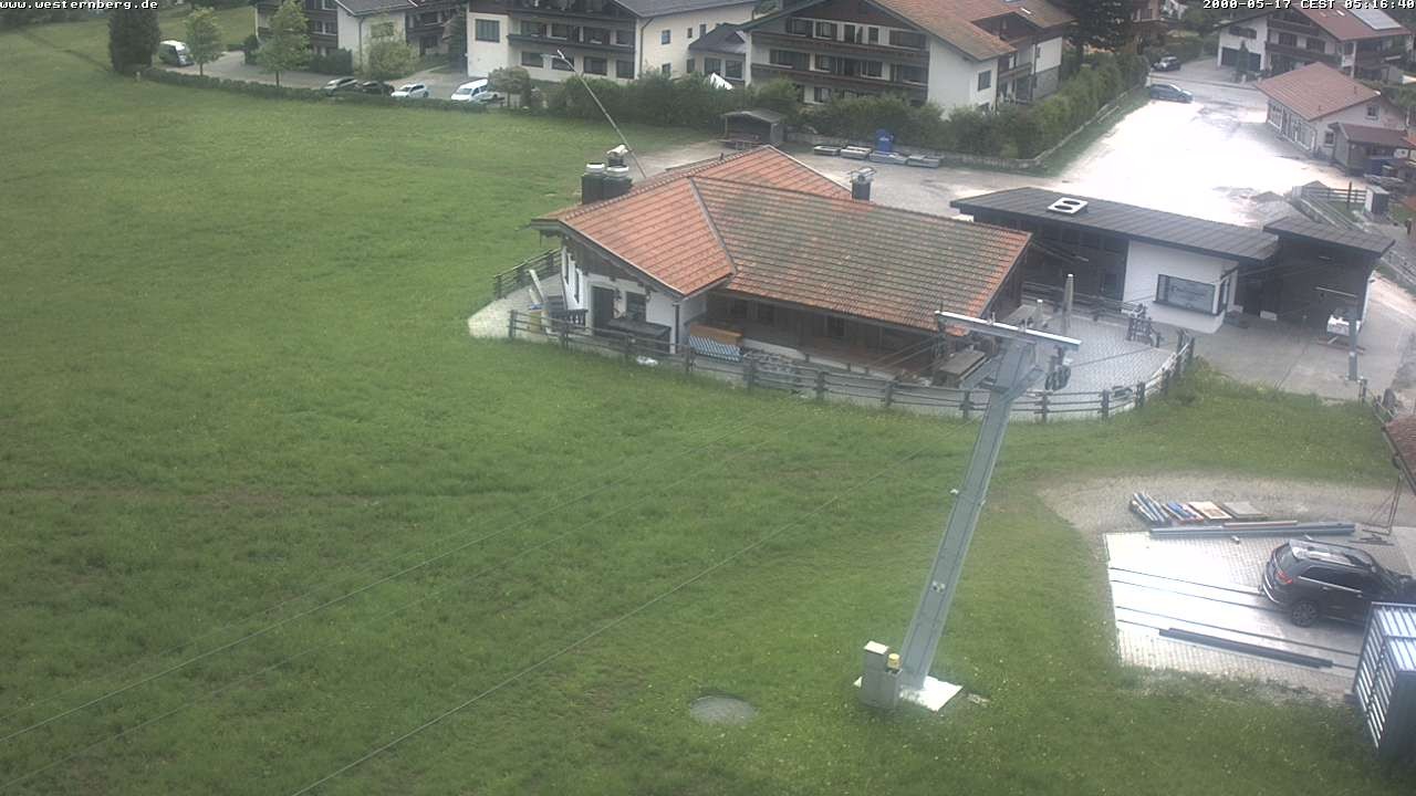 Archiv Foto Webcam Ruhpolding: Wirtshaus und Talstation Lift Westernberg