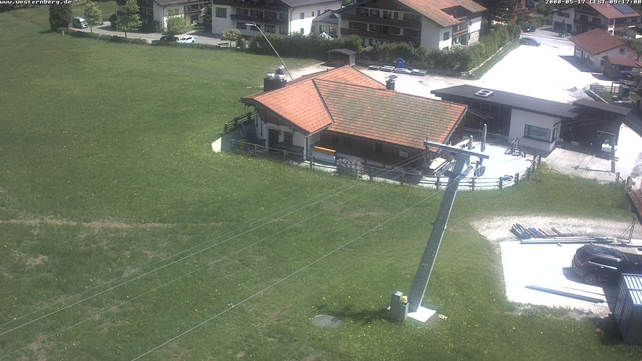 Archiv Foto Webcam Ruhpolding: Wirtshaus und Talstation Lift Westernberg