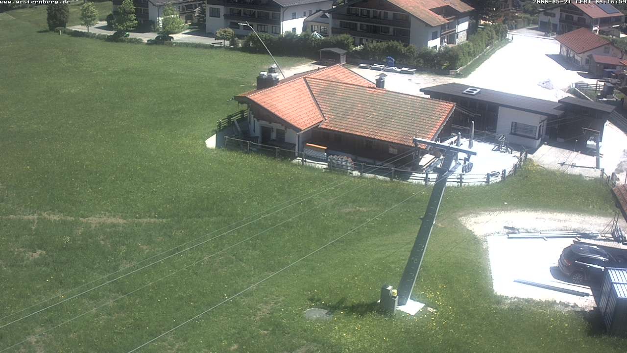 Archiv Foto Webcam Ruhpolding: Wirtshaus und Talstation Lift Westernberg