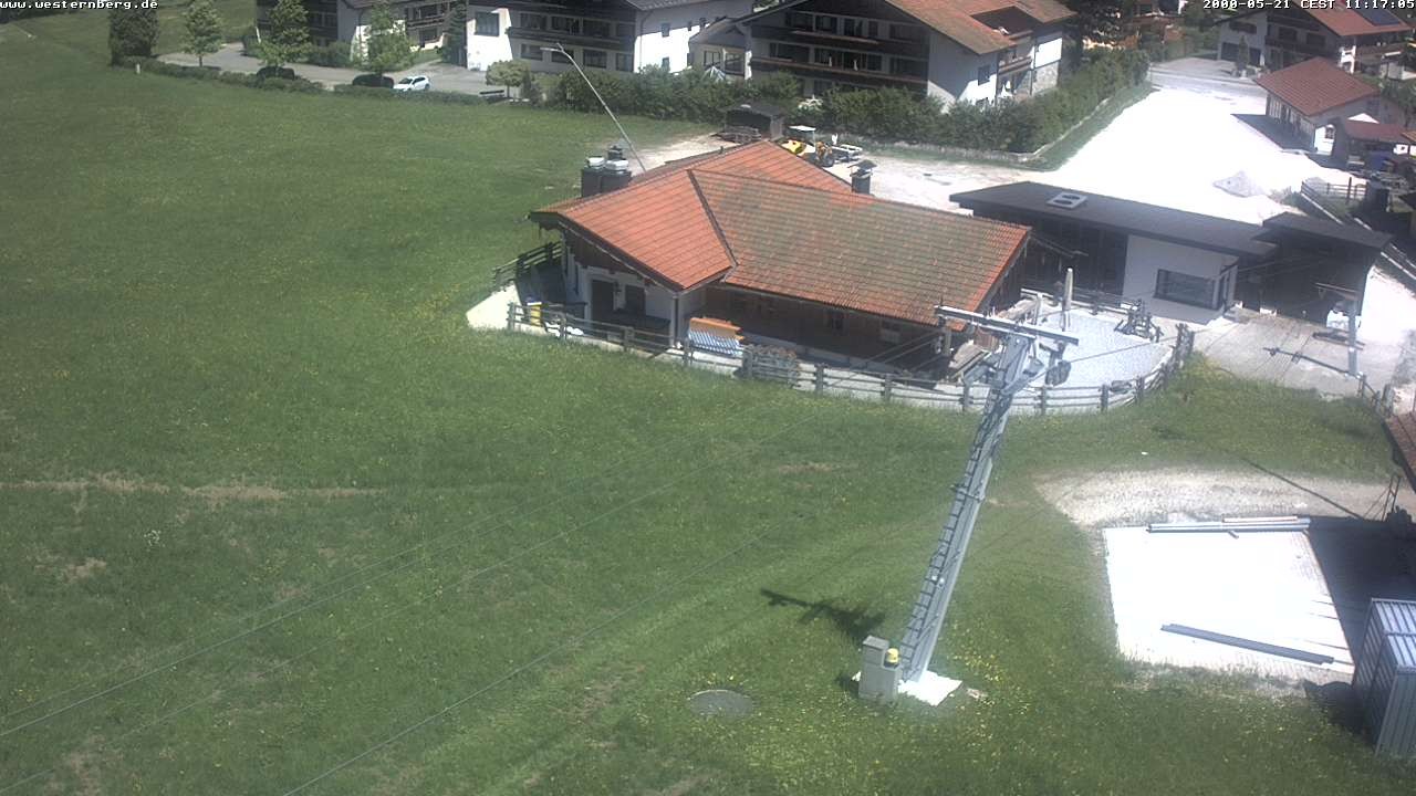 Archiv Foto Webcam Ruhpolding: Wirtshaus und Talstation Lift Westernberg
