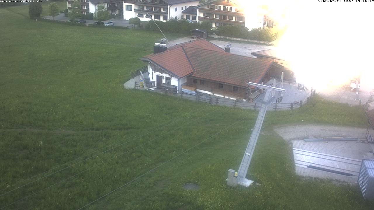 Archiv Foto Webcam Ruhpolding: Wirtshaus und Talstation Lift Westernberg