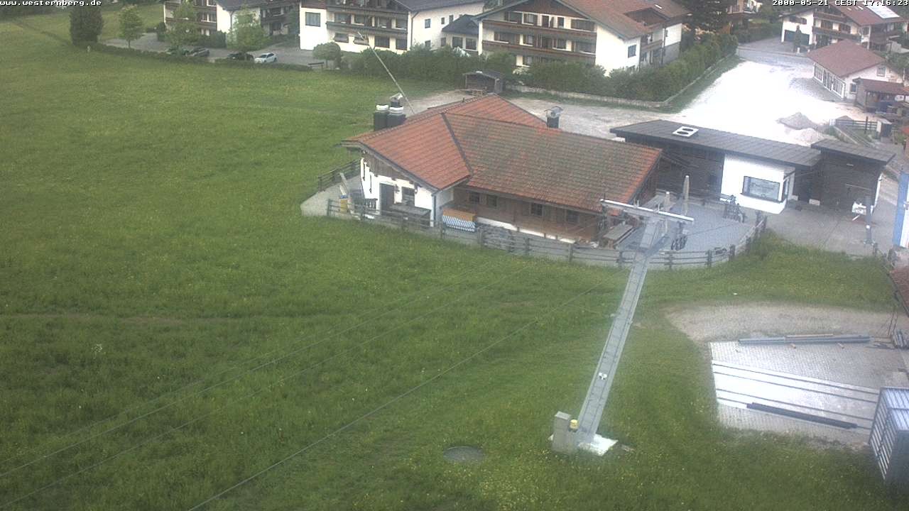 Archiv Foto Webcam Ruhpolding: Wirtshaus und Talstation Lift Westernberg