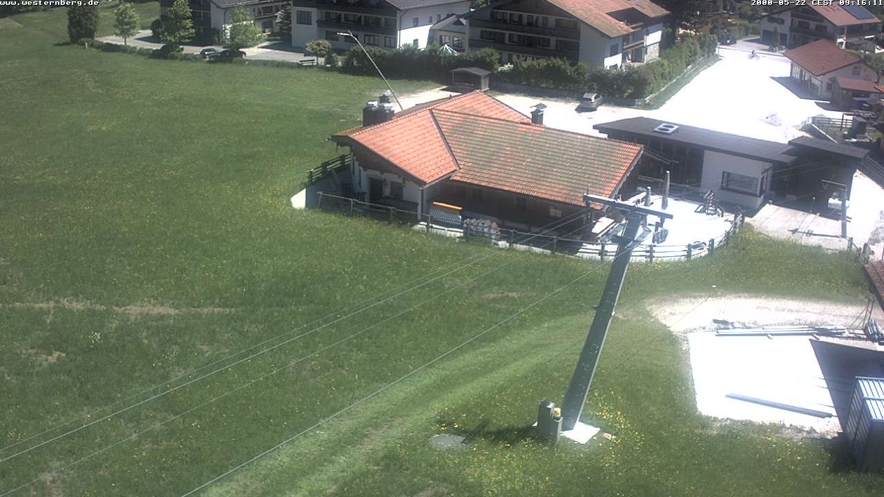 Archiv Foto Webcam Ruhpolding: Wirtshaus und Talstation Lift Westernberg