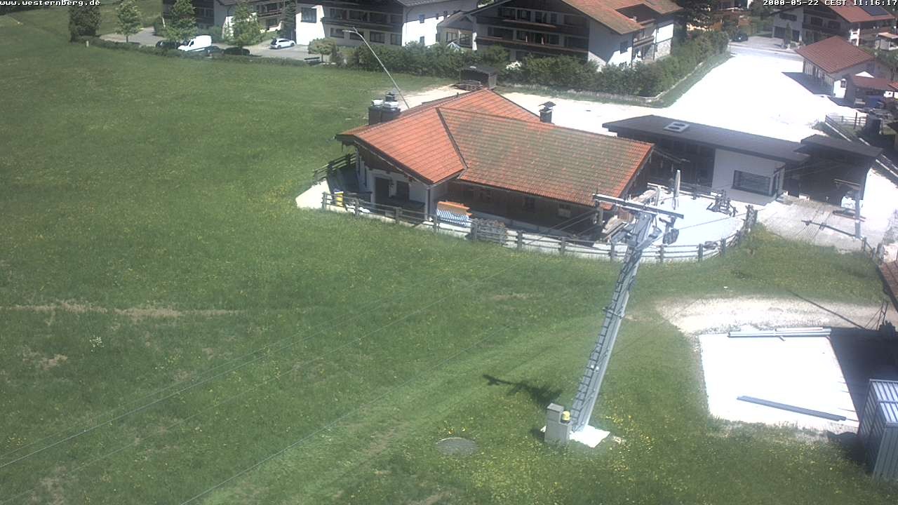 Archiv Foto Webcam Ruhpolding: Wirtshaus und Talstation Lift Westernberg