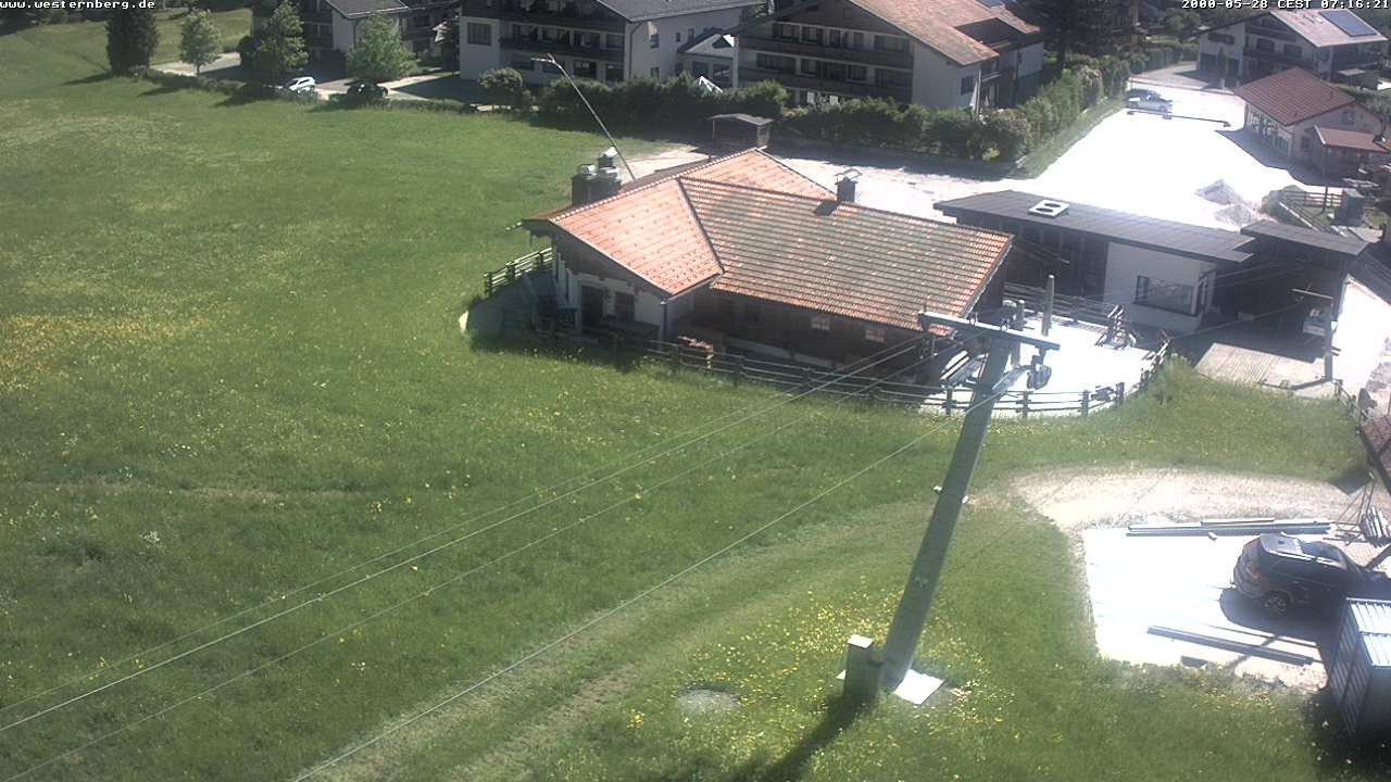 Archiv Foto Webcam Ruhpolding: Wirtshaus und Talstation Lift Westernberg