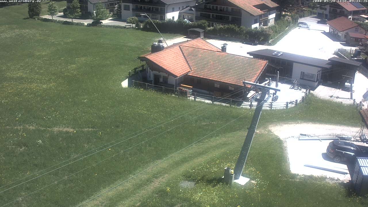 Archiv Foto Webcam Ruhpolding: Wirtshaus und Talstation Lift Westernberg