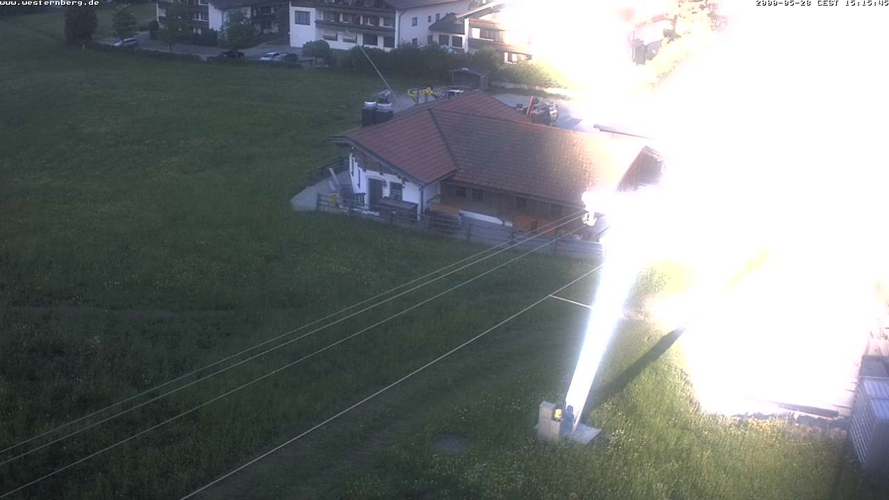 Archiv Foto Webcam Ruhpolding: Wirtshaus und Talstation Lift Westernberg