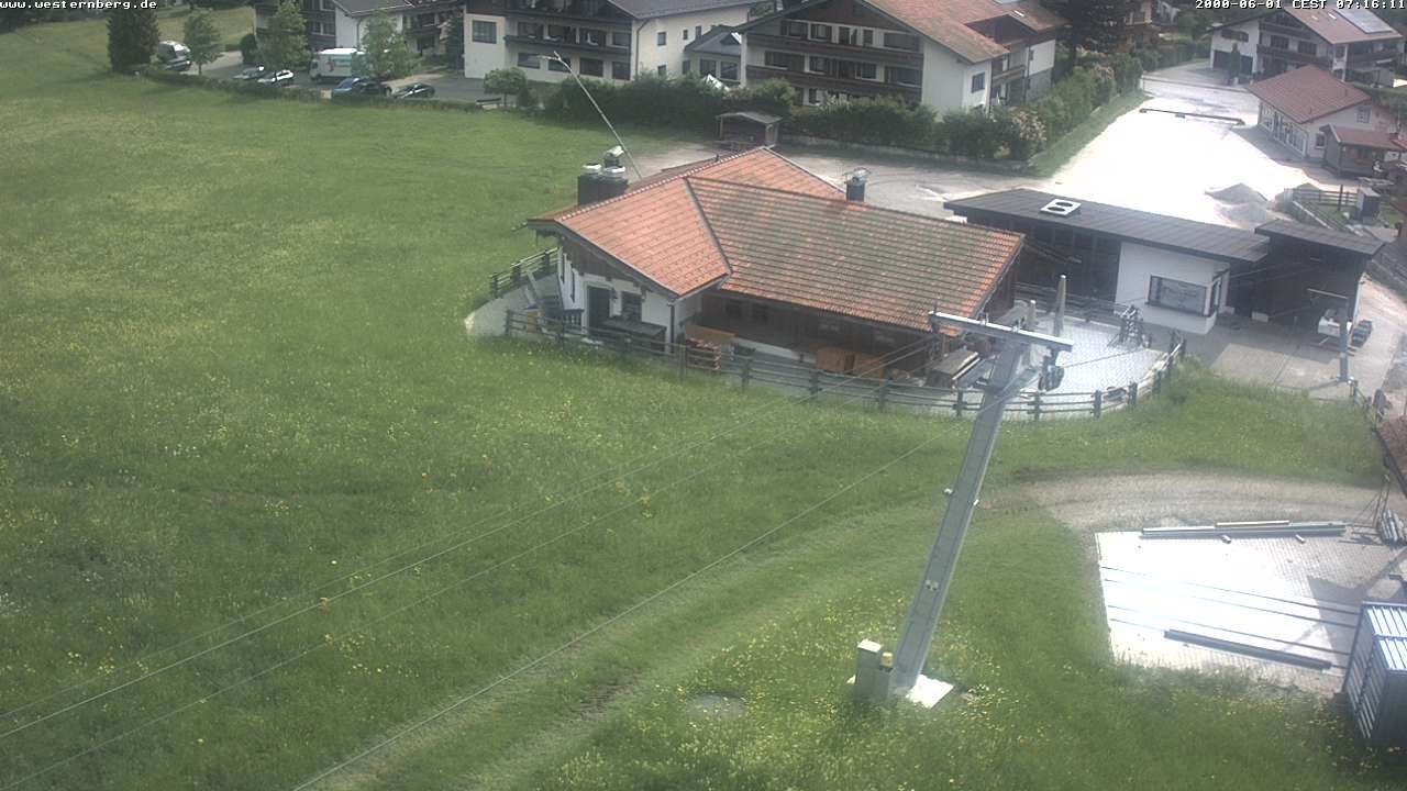 Archiv Foto Webcam Ruhpolding: Wirtshaus und Talstation Lift Westernberg