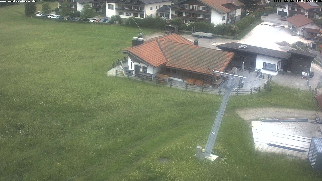 Archiv Foto Webcam Ruhpolding: Wirtshaus und Talstation Lift Westernberg