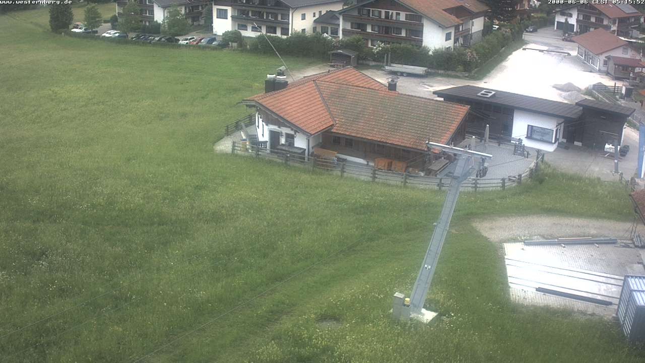 Archiv Foto Webcam Ruhpolding: Wirtshaus und Talstation Lift Westernberg