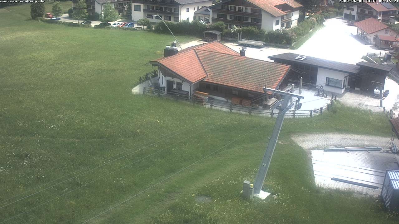 Archiv Foto Webcam Ruhpolding: Wirtshaus und Talstation Lift Westernberg