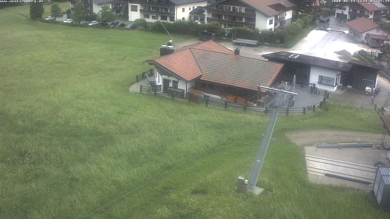 Archiv Foto Webcam Ruhpolding: Wirtshaus und Talstation Lift Westernberg