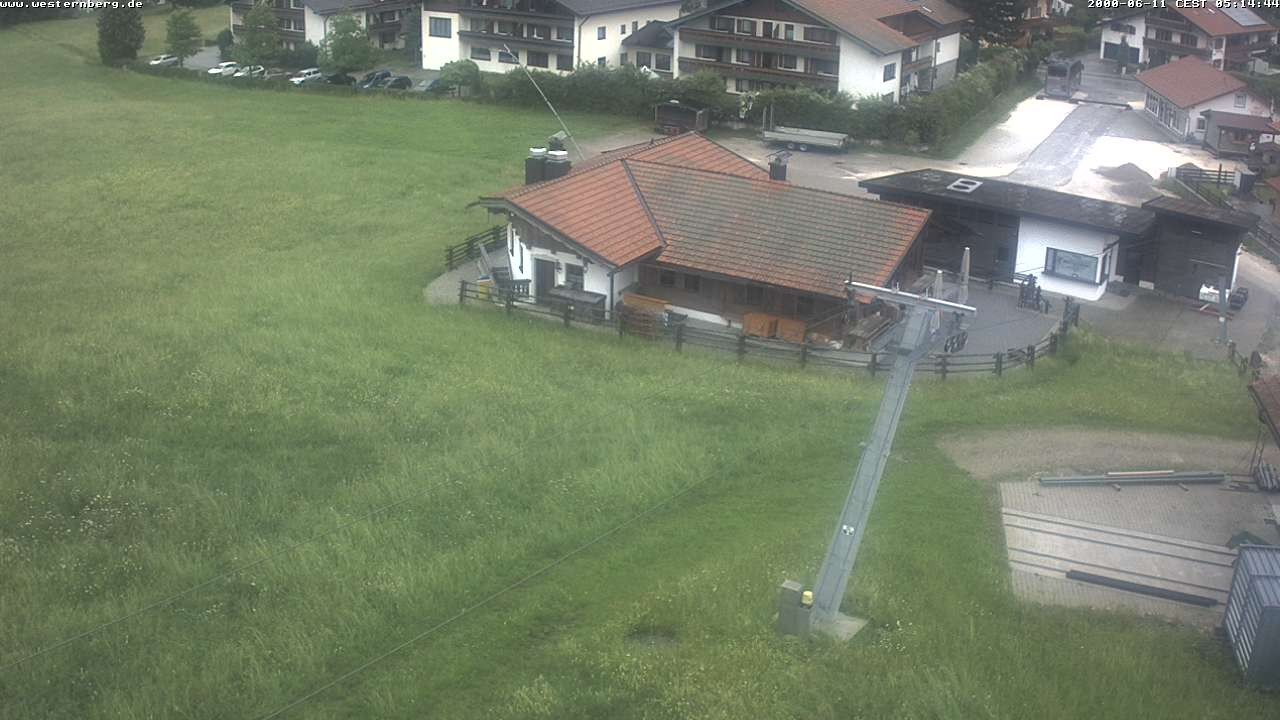 Archiv Foto Webcam Ruhpolding: Wirtshaus und Talstation Lift Westernberg