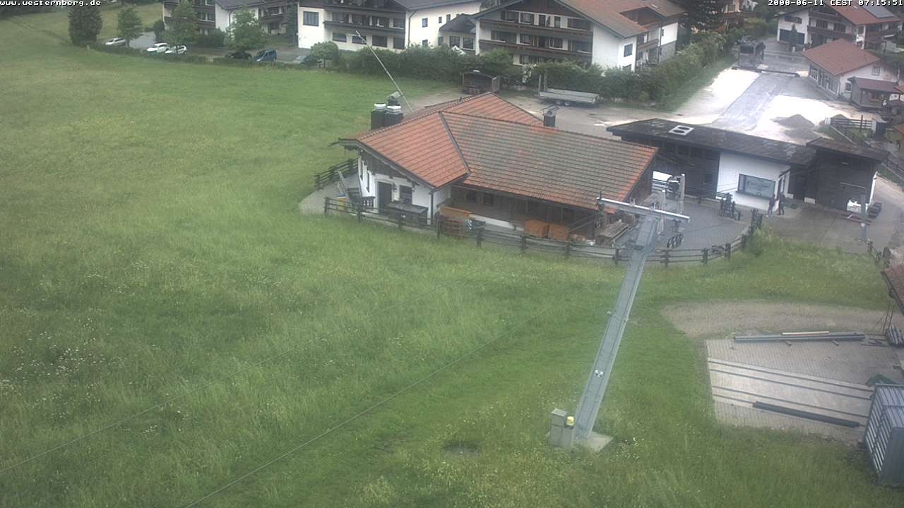 Archiv Foto Webcam Ruhpolding: Wirtshaus und Talstation Lift Westernberg