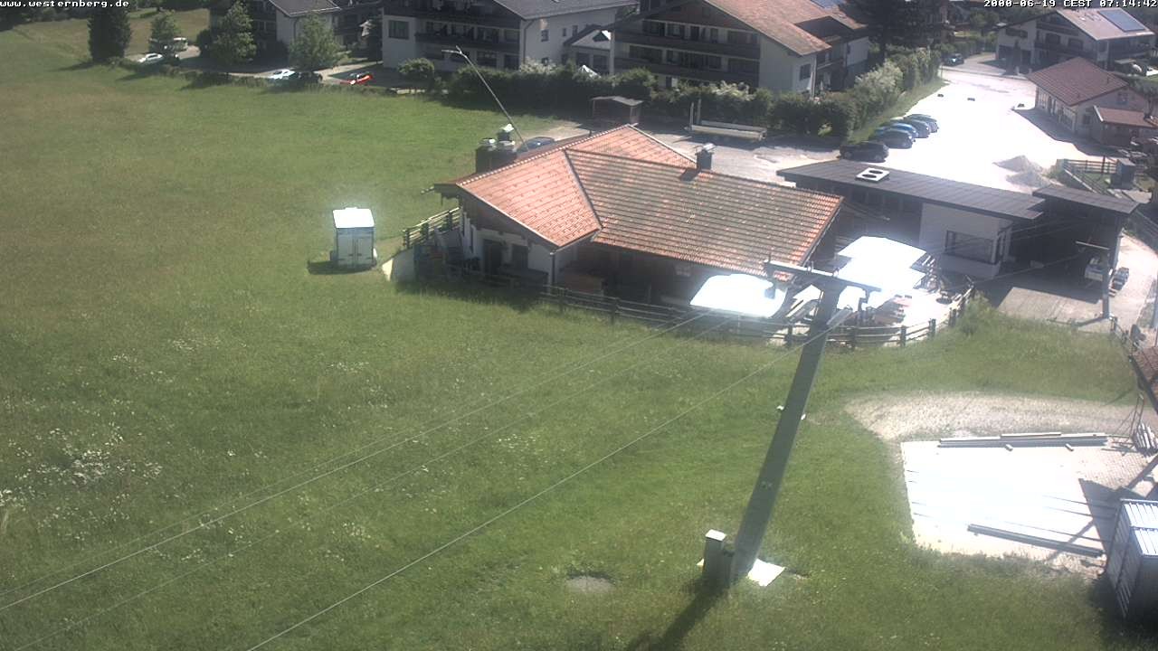 Archiv Foto Webcam Ruhpolding: Wirtshaus und Talstation Lift Westernberg