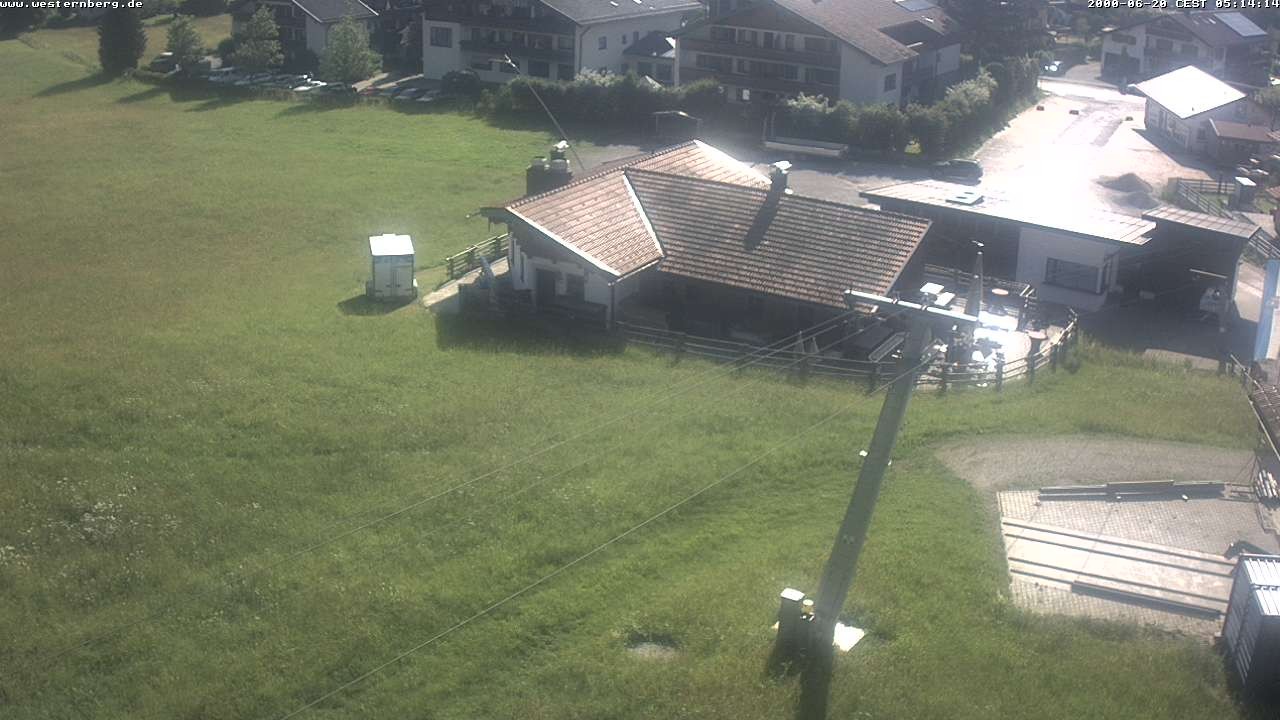 Archiv Foto Webcam Ruhpolding: Wirtshaus und Talstation Lift Westernberg