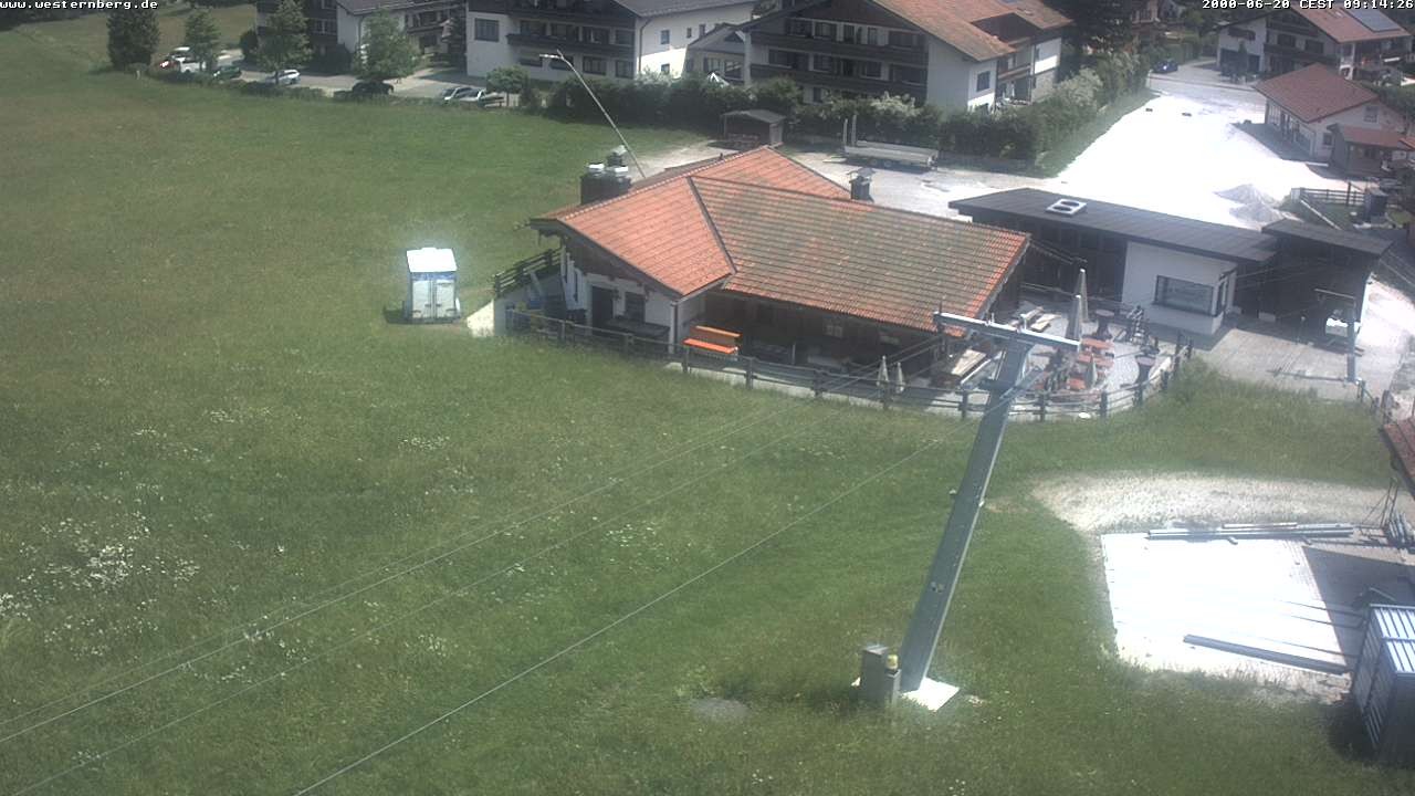 Archiv Foto Webcam Ruhpolding: Wirtshaus und Talstation Lift Westernberg