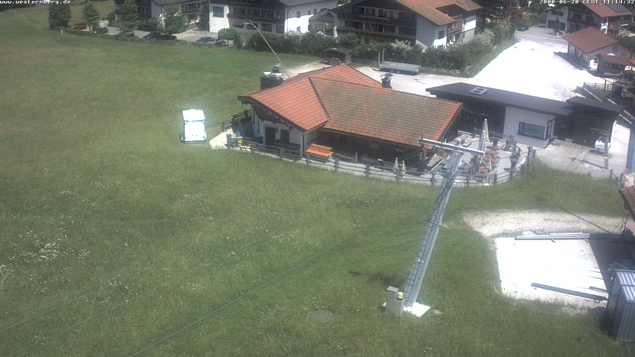 Archiv Foto Webcam Ruhpolding: Wirtshaus und Talstation Lift Westernberg