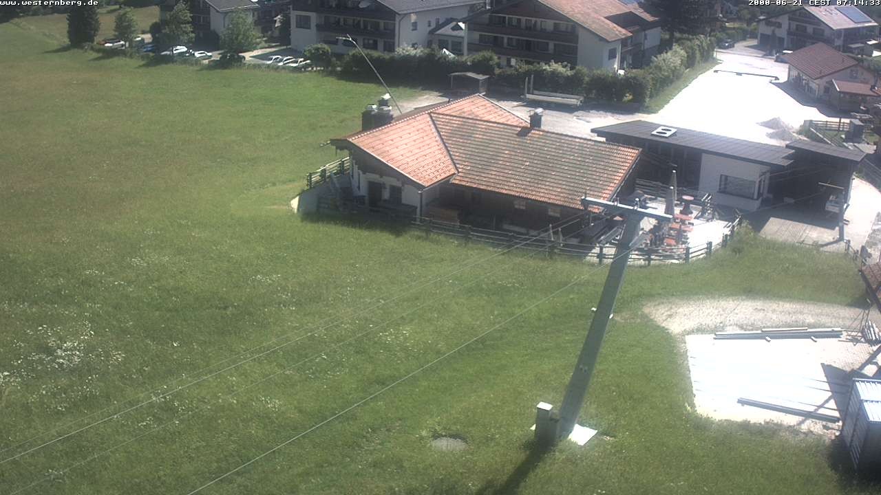 Archiv Foto Webcam Ruhpolding: Wirtshaus und Talstation Lift Westernberg