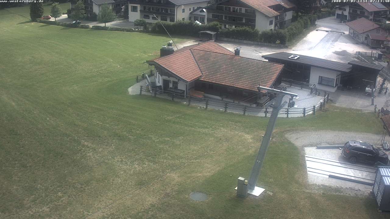 Archiv Foto Webcam Ruhpolding: Wirtshaus und Talstation Lift Westernberg
