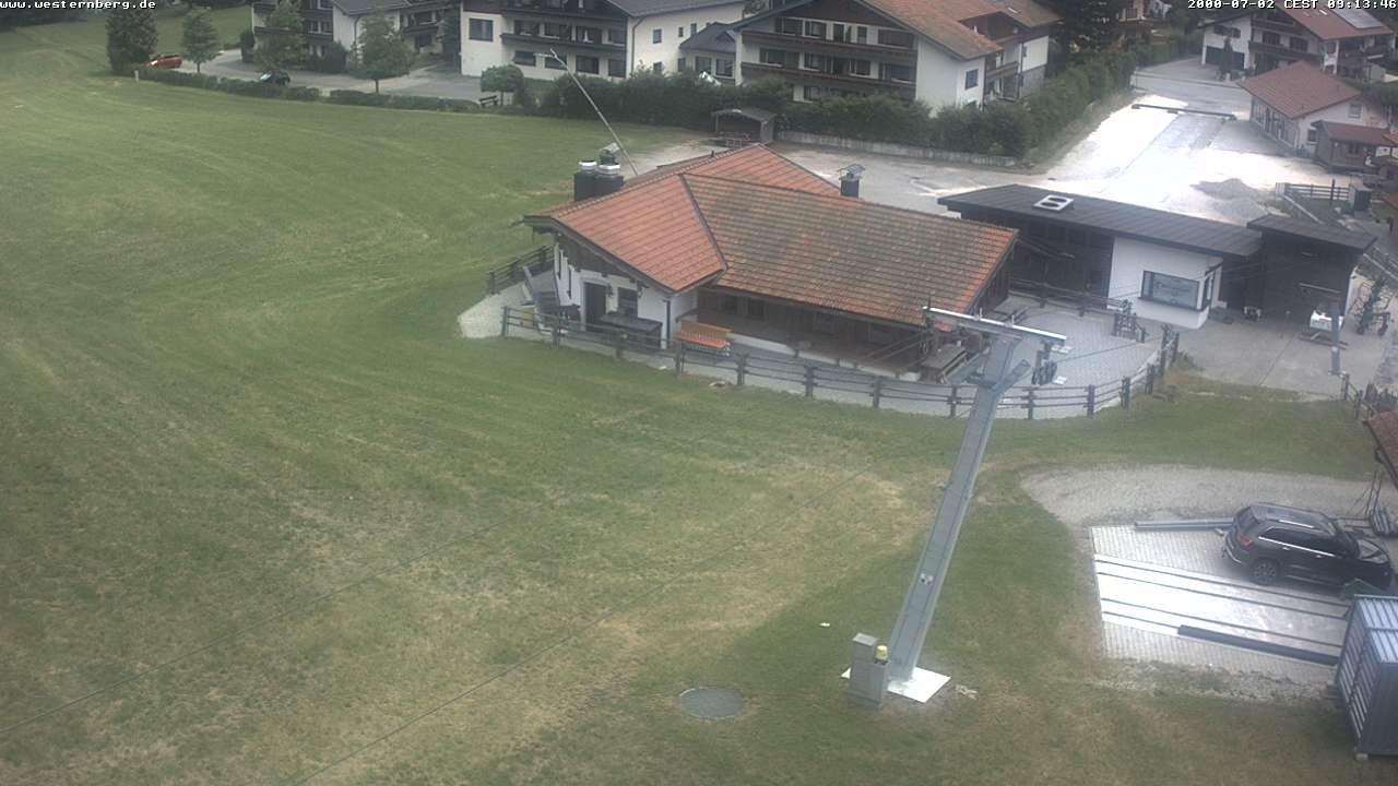 Archiv Foto Webcam Ruhpolding: Wirtshaus und Talstation Lift Westernberg