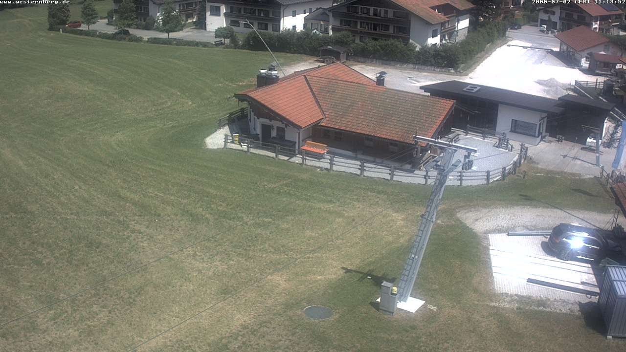 Archiv Foto Webcam Ruhpolding: Wirtshaus und Talstation Lift Westernberg