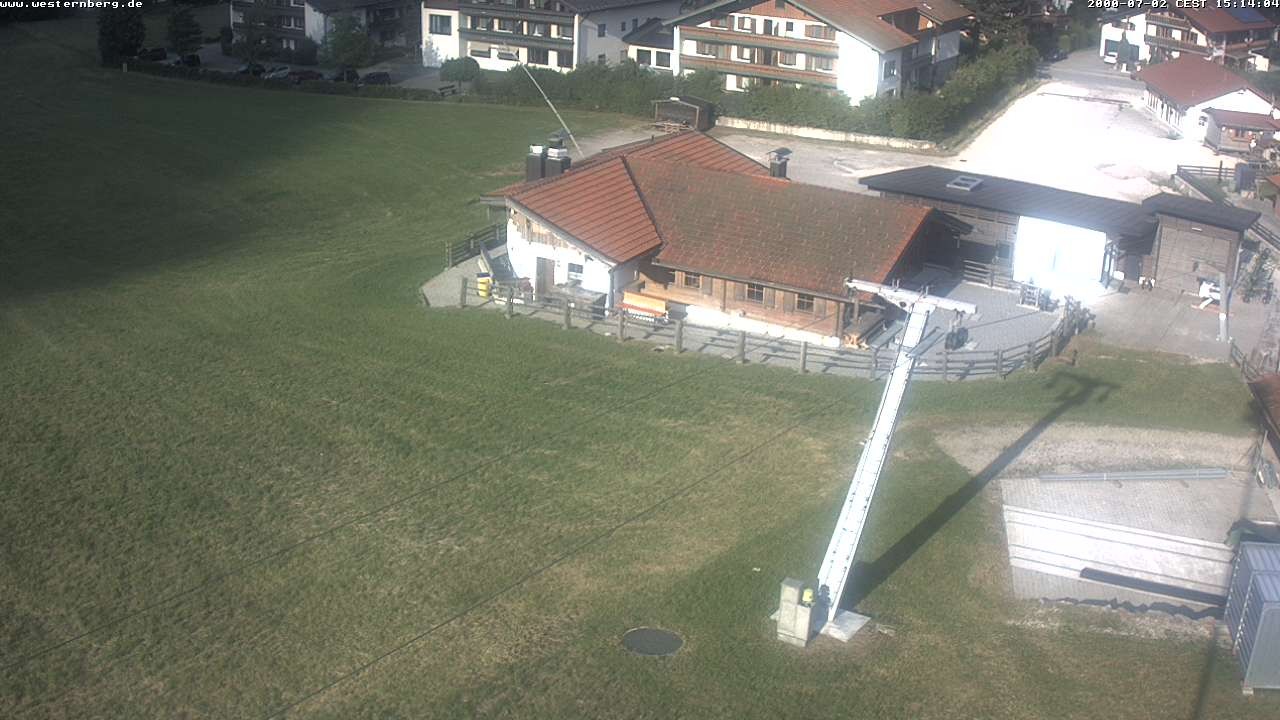 Archiv Foto Webcam Ruhpolding: Wirtshaus und Talstation Lift Westernberg