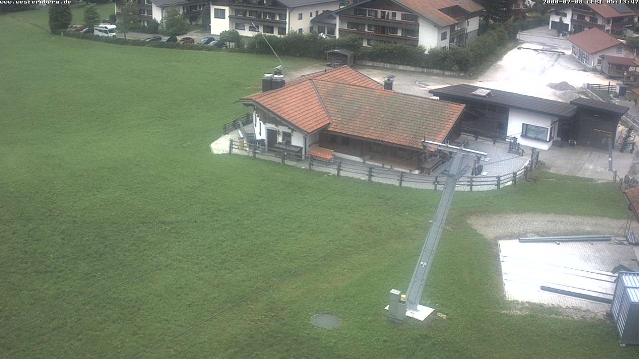 Archiv Foto Webcam Ruhpolding: Wirtshaus und Talstation Lift Westernberg