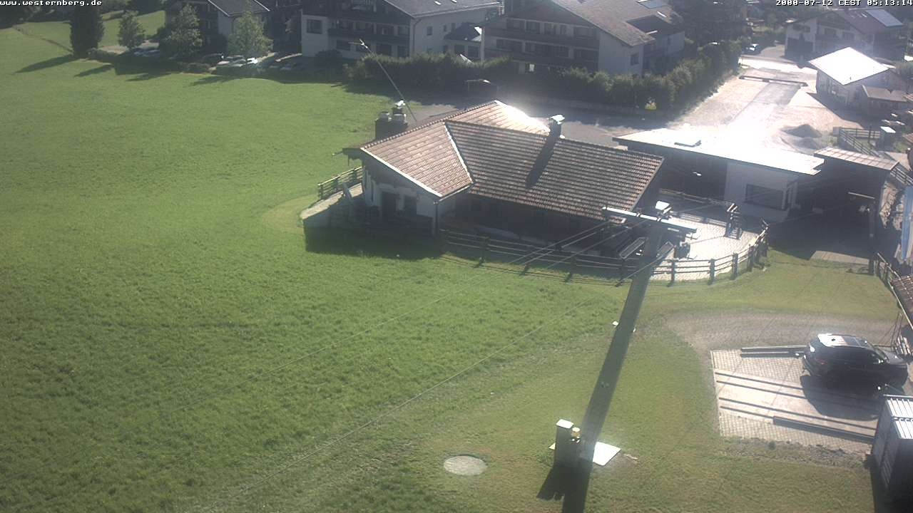 Archiv Foto Webcam Ruhpolding: Wirtshaus und Talstation Lift Westernberg