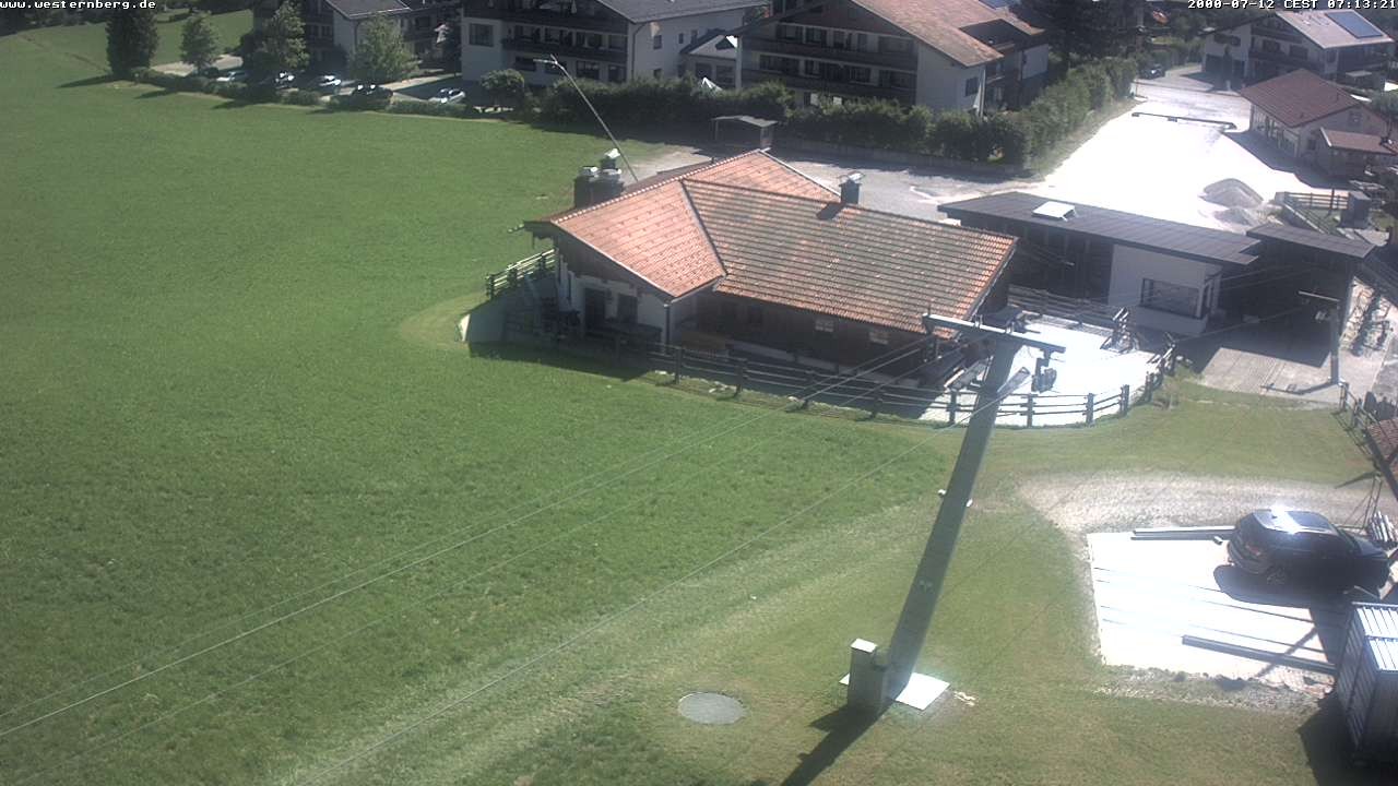 Archiv Foto Webcam Ruhpolding: Wirtshaus und Talstation Lift Westernberg