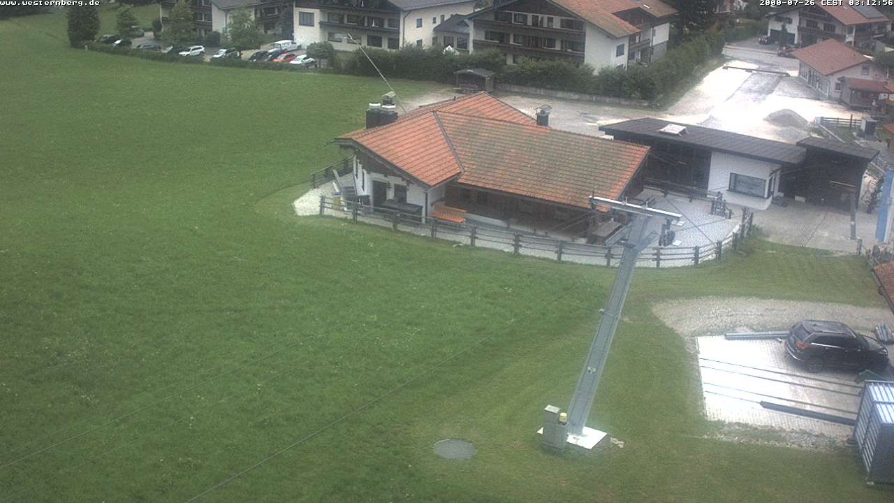 Archiv Foto Webcam Ruhpolding: Wirtshaus und Talstation Lift Westernberg