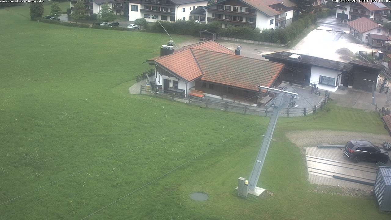 Archiv Foto Webcam Ruhpolding: Wirtshaus und Talstation Lift Westernberg