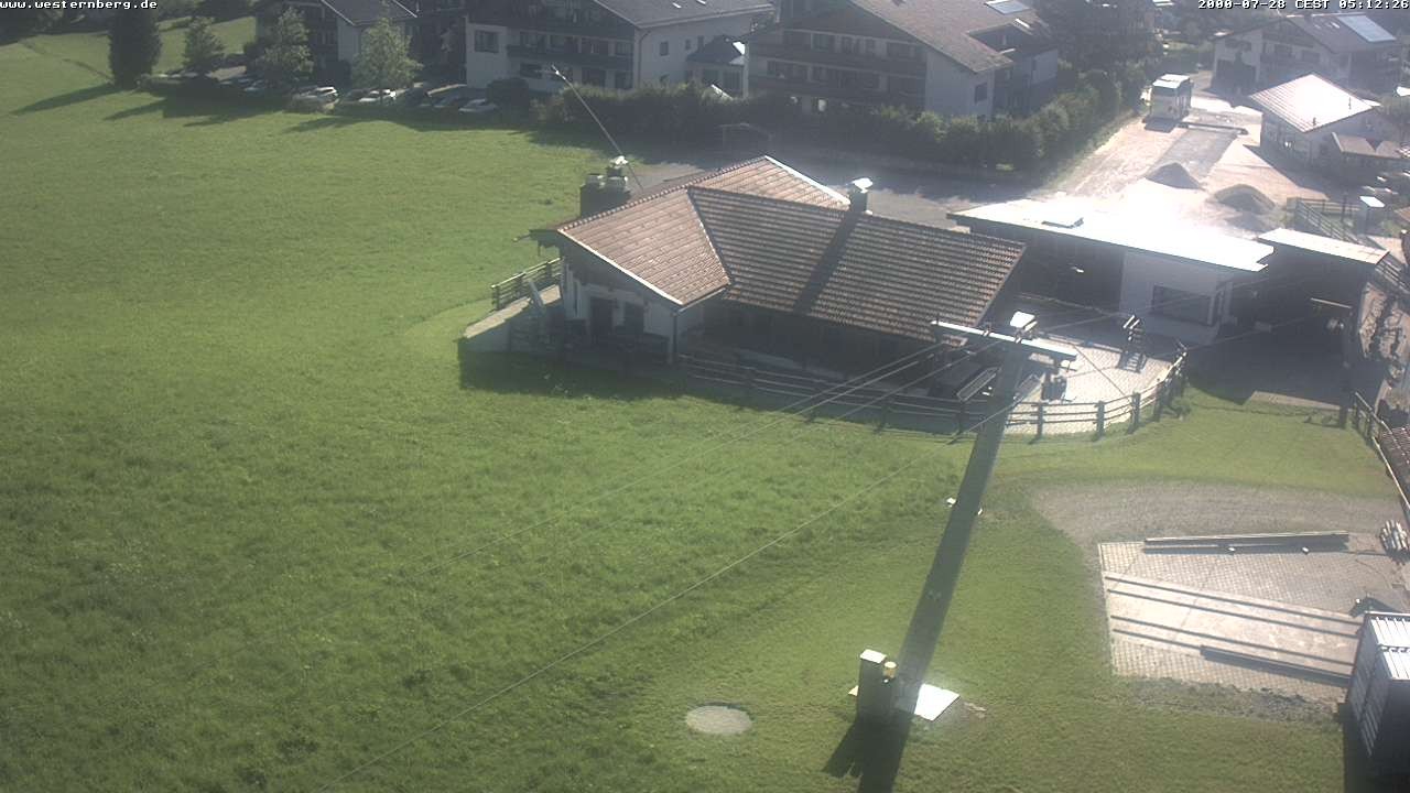 Archiv Foto Webcam Ruhpolding: Wirtshaus und Talstation Lift Westernberg