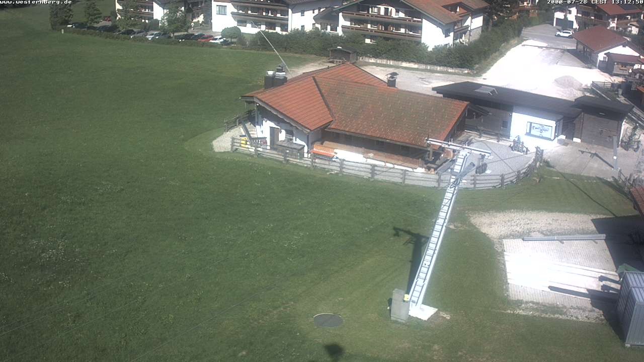 Archiv Foto Webcam Ruhpolding: Wirtshaus und Talstation Lift Westernberg