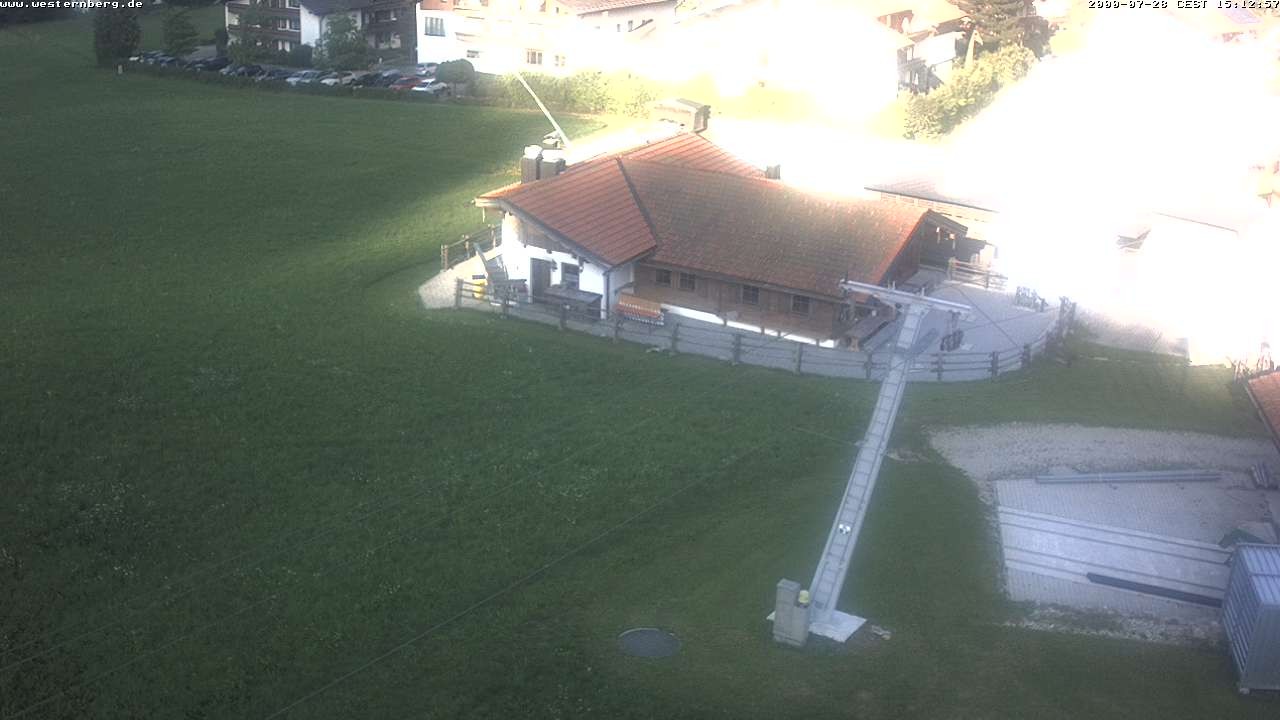 Archiv Foto Webcam Ruhpolding: Wirtshaus und Talstation Lift Westernberg