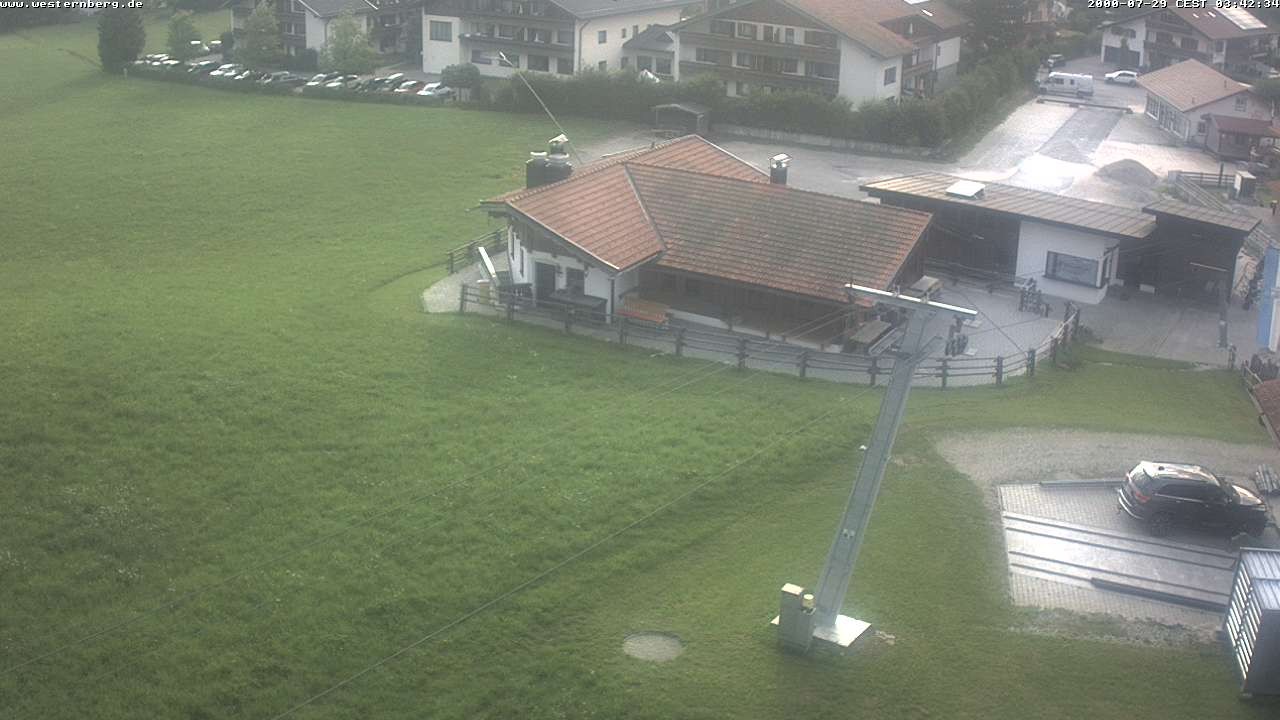 Archiv Foto Webcam Ruhpolding: Wirtshaus und Talstation Lift Westernberg