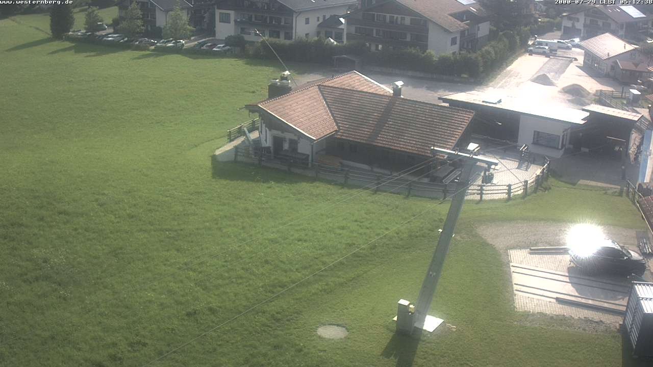 Archiv Foto Webcam Ruhpolding: Wirtshaus und Talstation Lift Westernberg