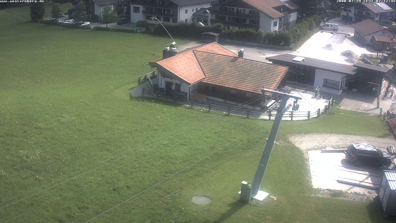 Archiv Foto Webcam Ruhpolding: Wirtshaus und Talstation Lift Westernberg