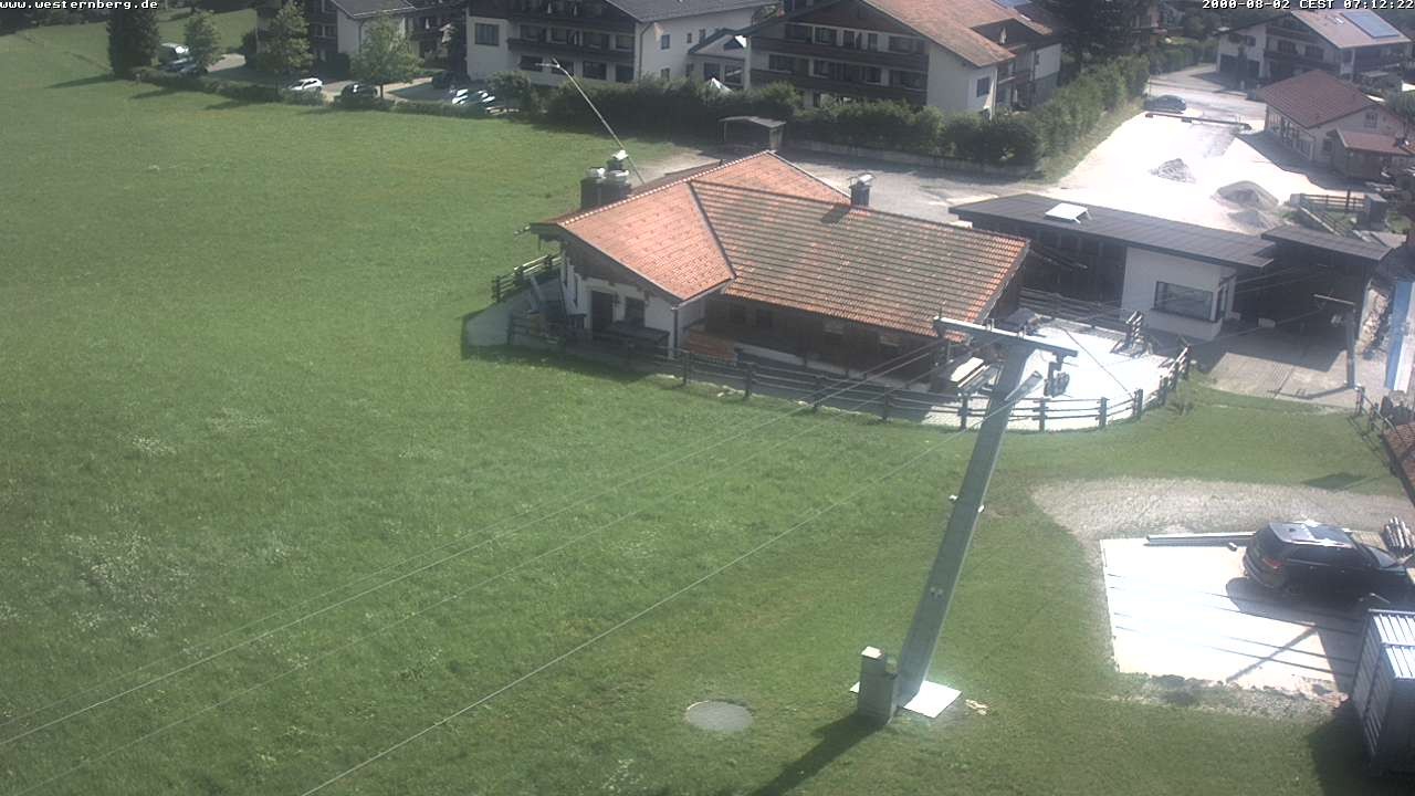 Archiv Foto Webcam Ruhpolding: Wirtshaus und Talstation Lift Westernberg