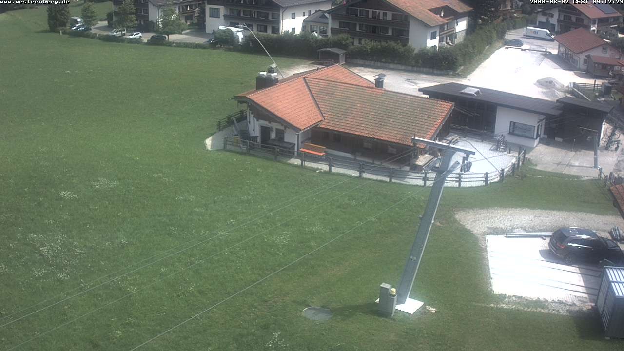Archiv Foto Webcam Ruhpolding: Wirtshaus und Talstation Lift Westernberg