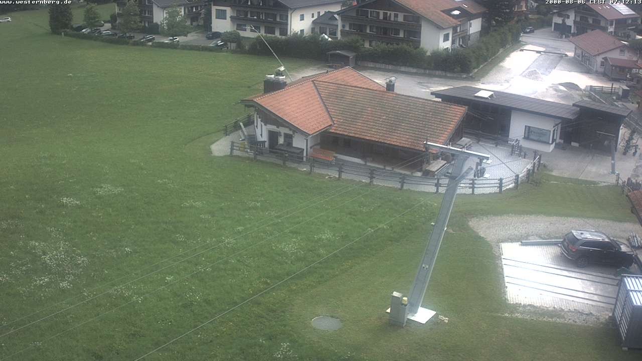 Archiv Foto Webcam Ruhpolding: Wirtshaus und Talstation Lift Westernberg