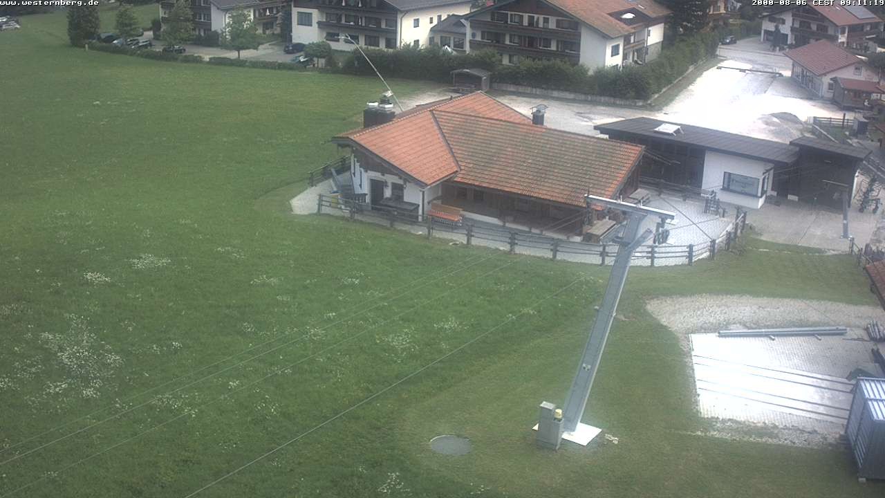 Archiv Foto Webcam Ruhpolding: Wirtshaus und Talstation Lift Westernberg